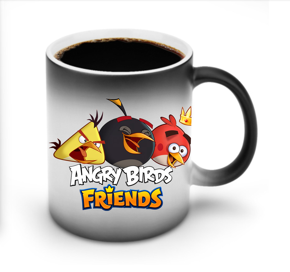 （画像用） Angry Birds アングリーバード 温度変色マグカップ