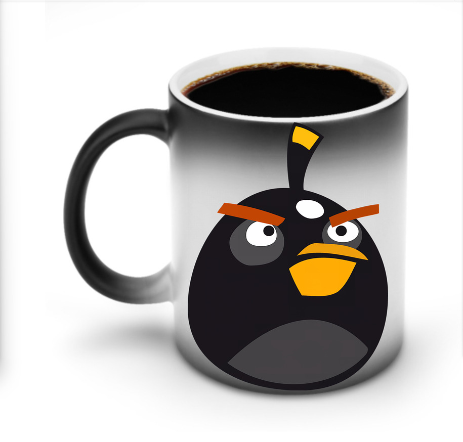 （画像用） Angry Birds アングリーバード 温度変色マグカップ