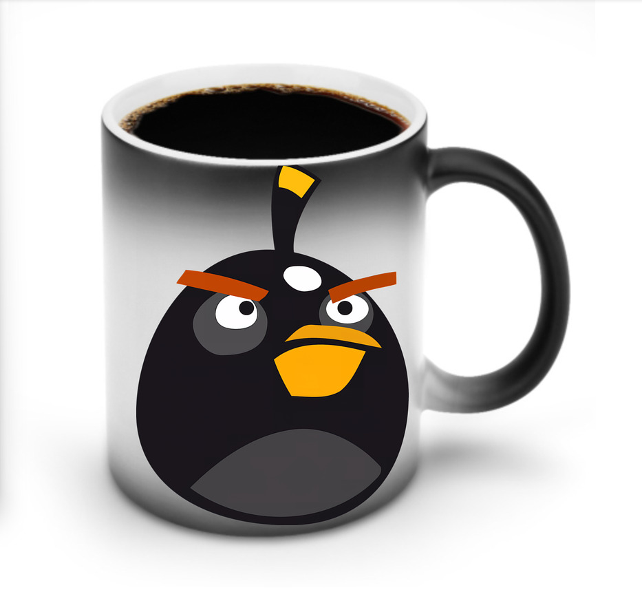 （画像用） Angry Birds アングリーバード 温度変色マグカップ