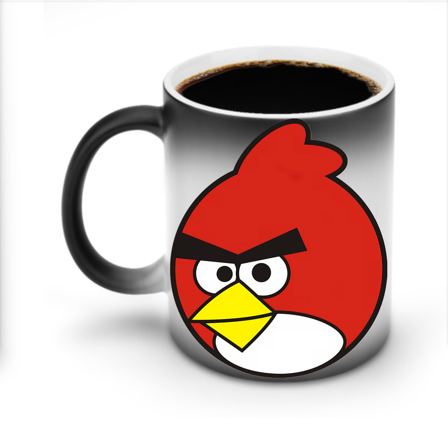 （画像用） Angry Birds アングリーバード 温度変色マグカップ