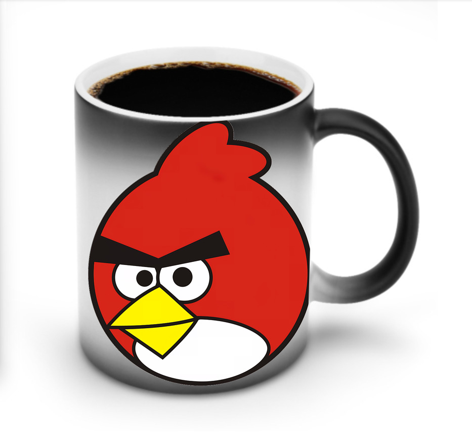 （画像用） Angry Birds アングリーバード 温度変色マグカップ