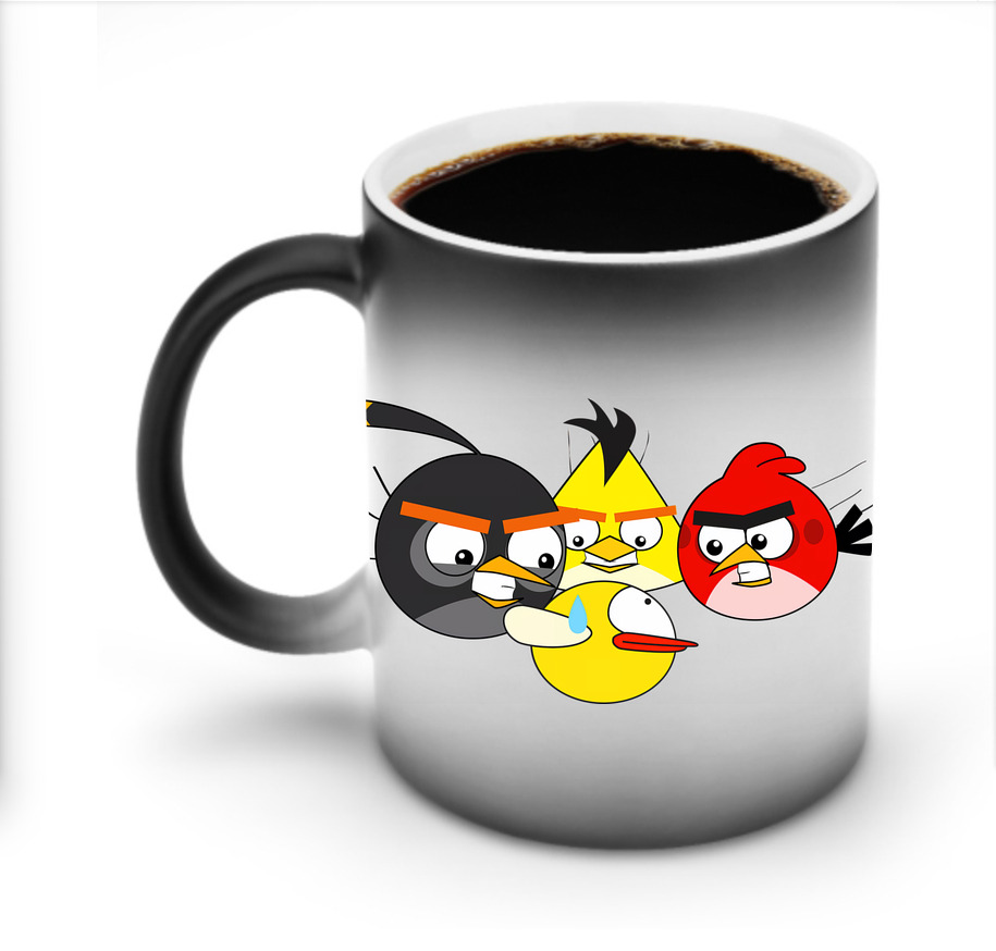 （画像用） Angry Birds アングリーバード 温度変色マグカップ
