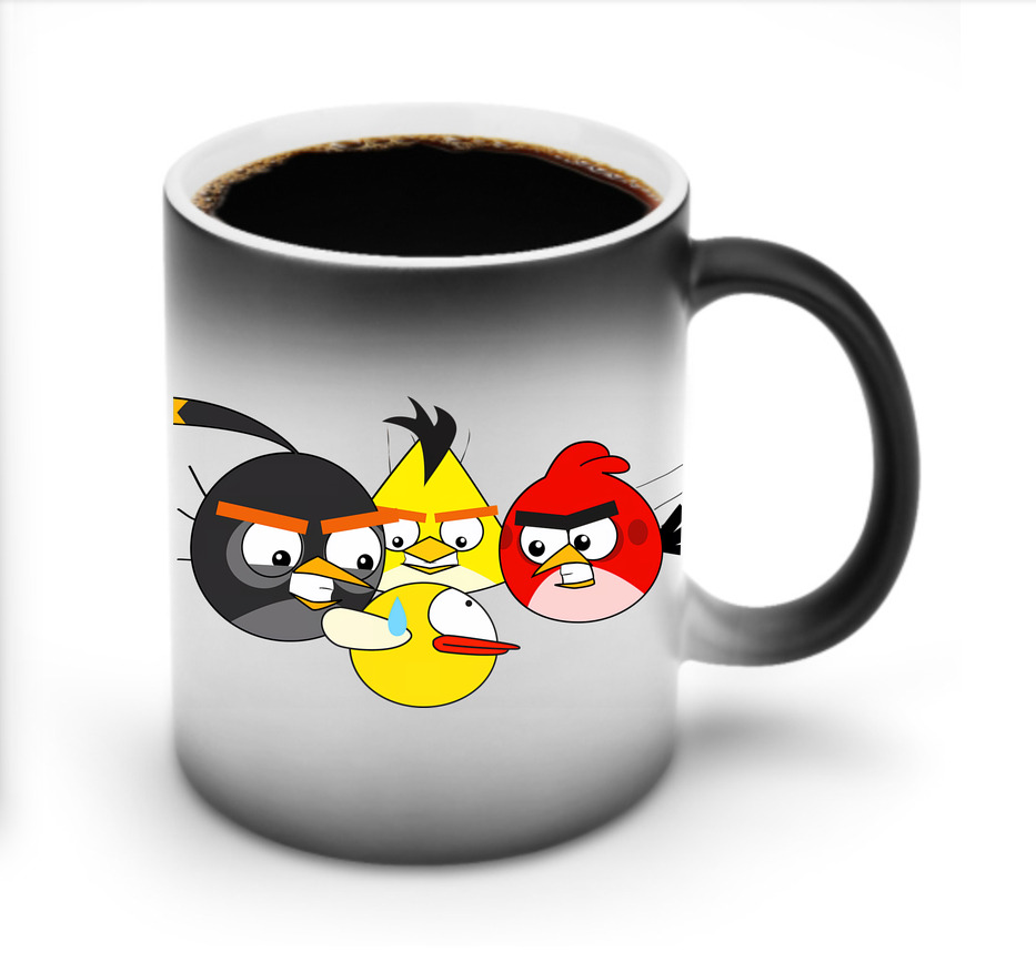 （画像用） Angry Birds アングリーバード 温度変色マグカップ