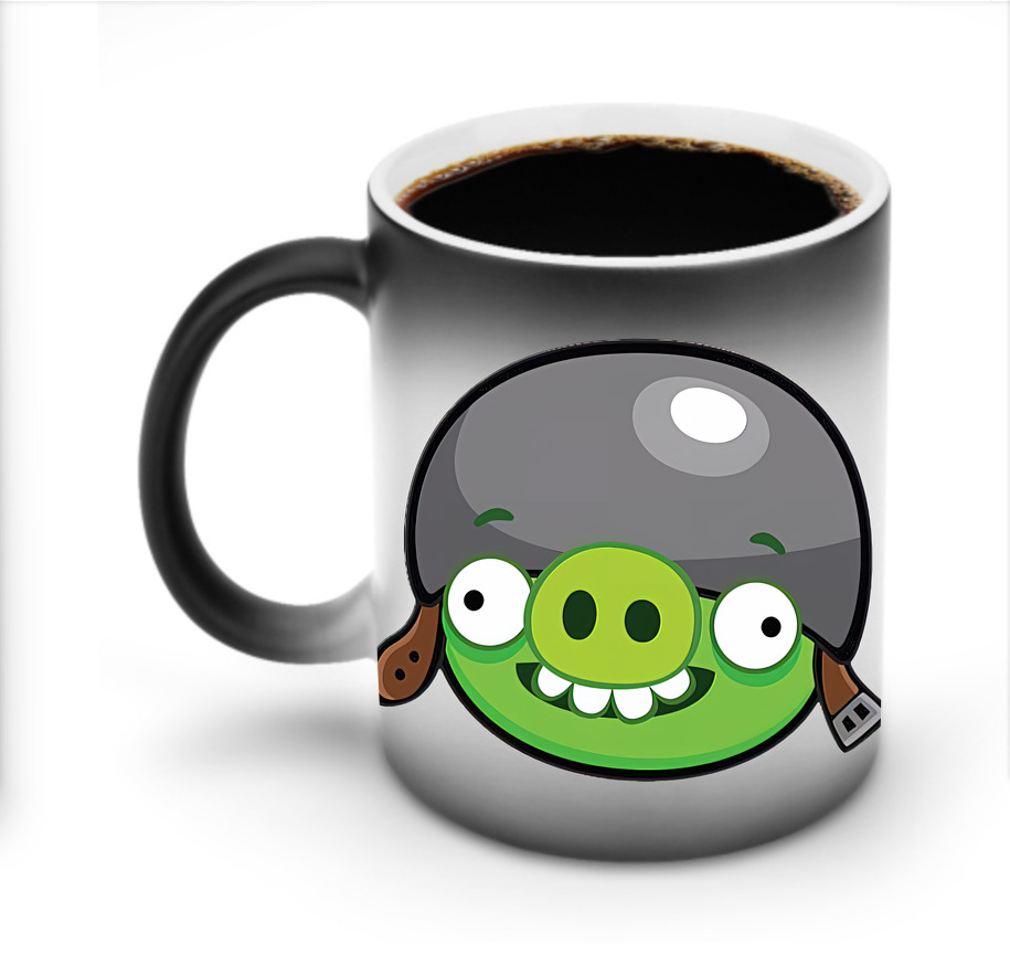 （画像用） Angry Birds アングリーバード 温度変色マグカップ