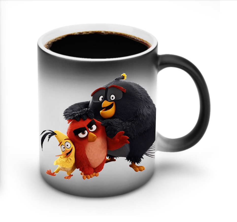 （画像用） Angry Birds アングリーバード 温度変色マグカップ