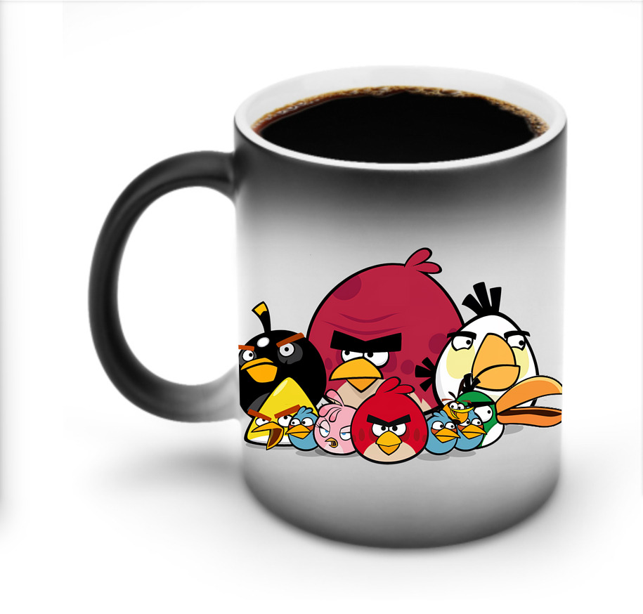（画像用） Angry Birds アングリーバード 温度変色マグカップ
