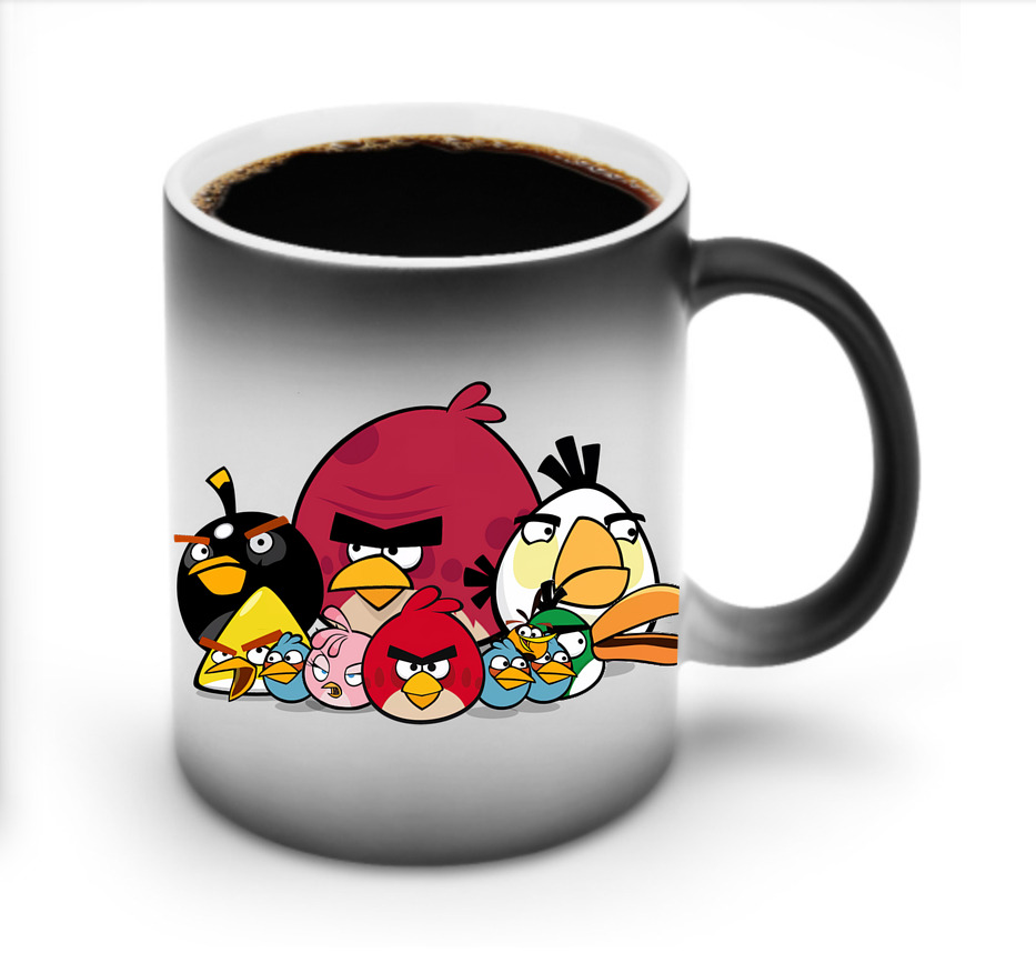 （画像用） Angry Birds アングリーバード 温度変色マグカップ