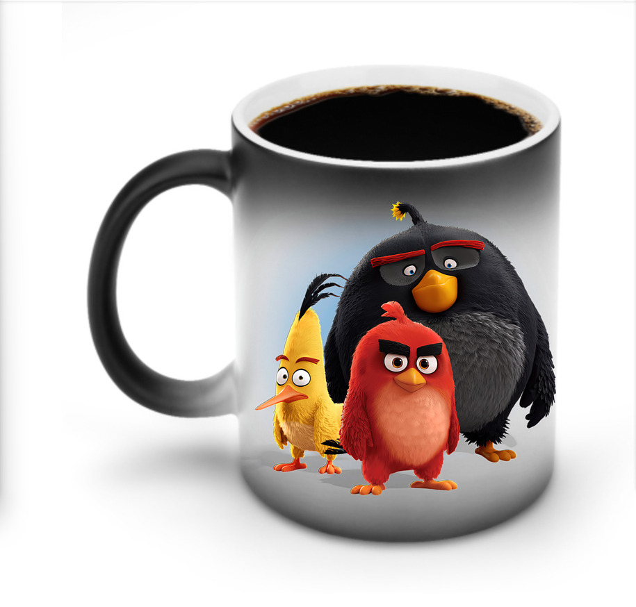 （画像用） Angry Birds アングリーバード 温度変色マグカップ