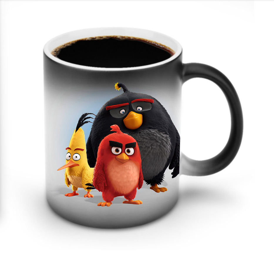 （画像用） Angry Birds アングリーバード 温度変色マグカップ