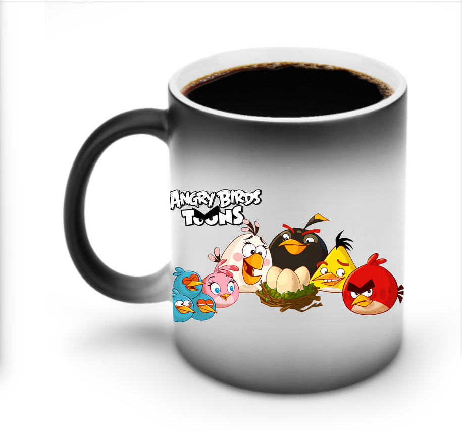 （画像用） Angry Birds アングリーバード 温度変色マグカップ