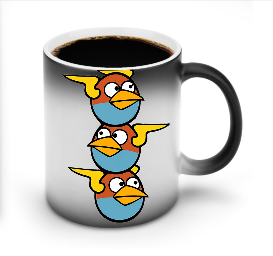 （画像用） Angry Birds アングリーバード 温度変色マグカップ
