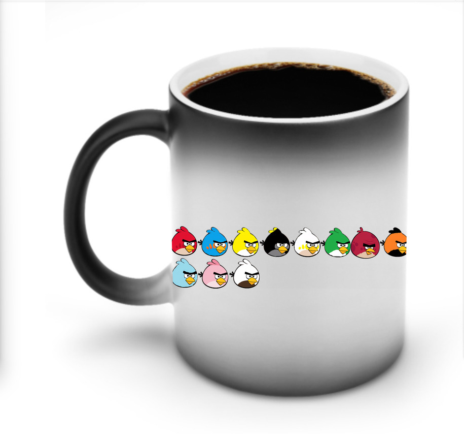 （画像用） Angry Birds アングリーバード 温度変色マグカップ