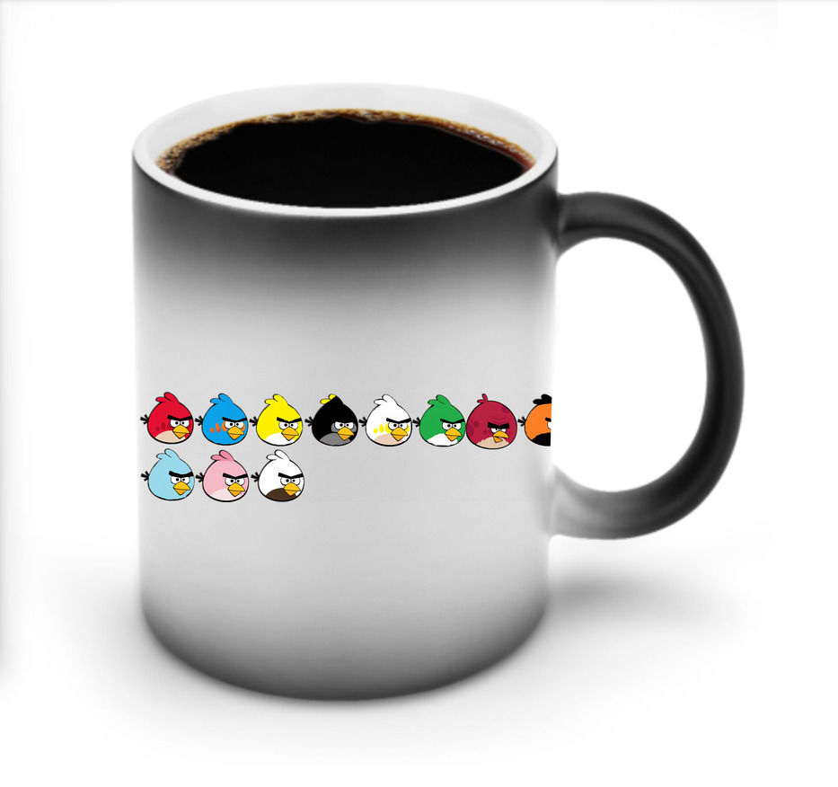 （画像用） Angry Birds アングリーバード 温度変色マグカップ