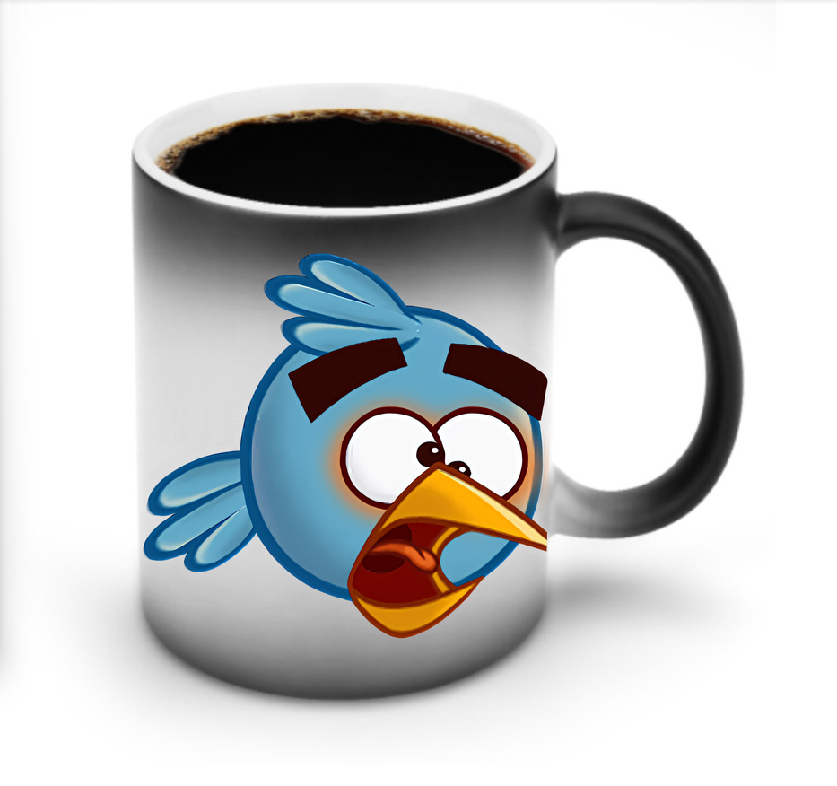（画像用） Angry Birds アングリーバード 温度変色マグカップ