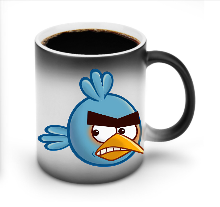 （画像用） Angry Birds アングリーバード 温度変色マグカップ