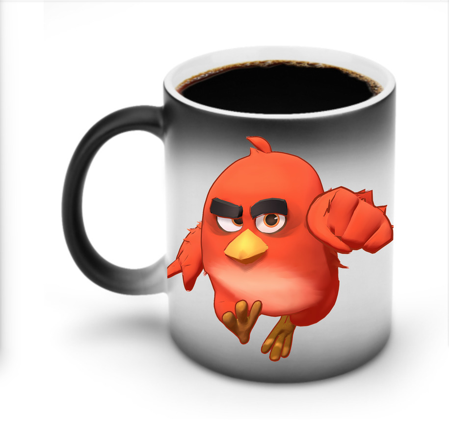 （画像用） Angry Birds アングリーバード 温度変色マグカップ