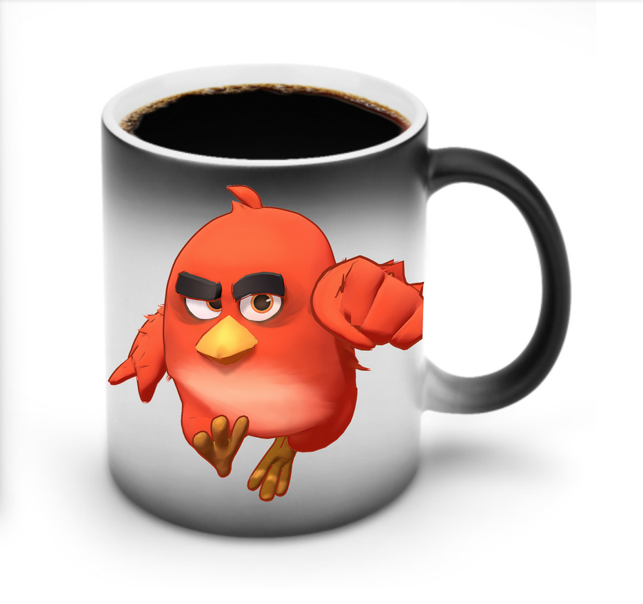 （画像用） Angry Birds アングリーバード 温度変色マグカップ