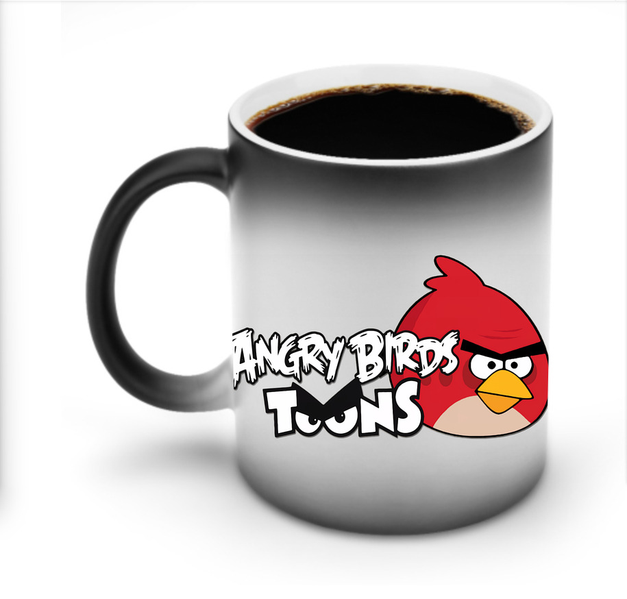 （画像用） Angry Birds アングリーバード 温度変色マグカップ
