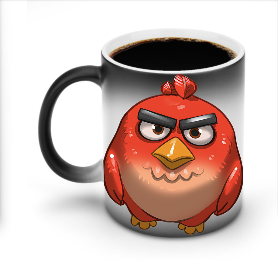 （画像用） Angry Birds アングリーバード 温度変色マグカップ