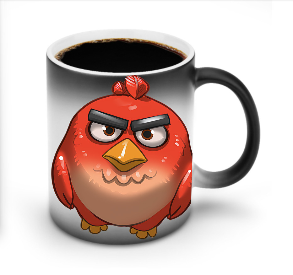 （画像用） Angry Birds アングリーバード 温度変色マグカップ