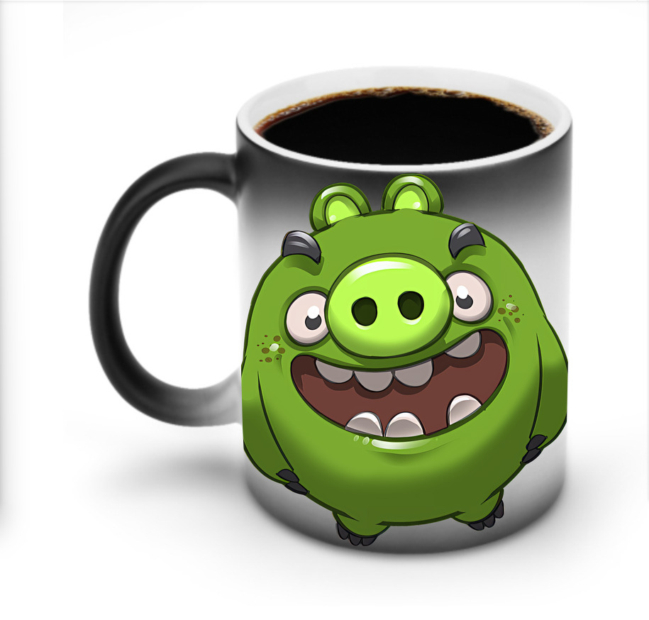 （画像用） Angry Birds アングリーバード 温度変色マグカップ