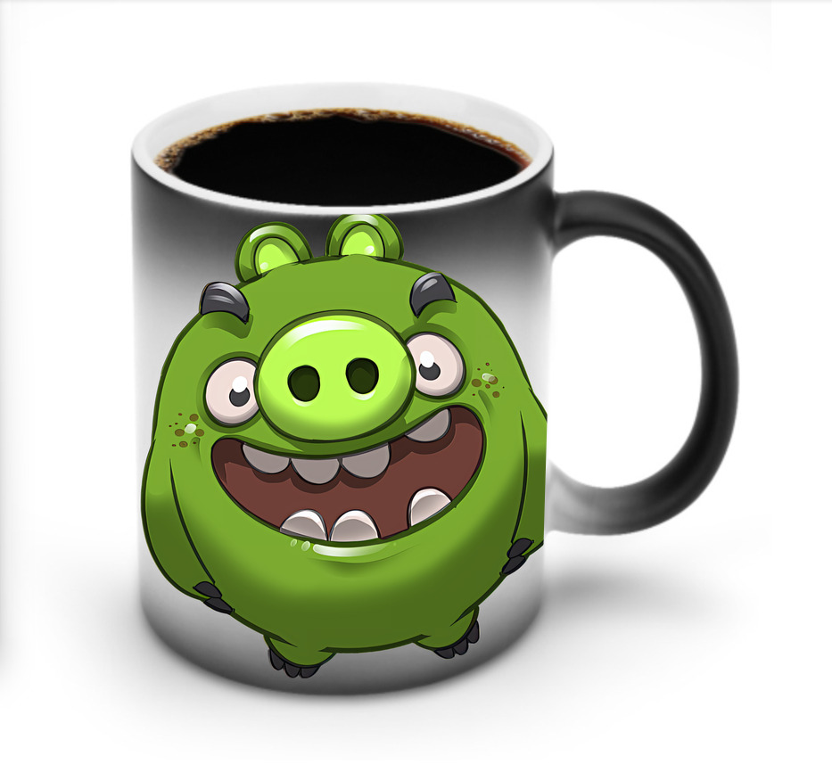（画像用） Angry Birds アングリーバード 温度変色マグカップ