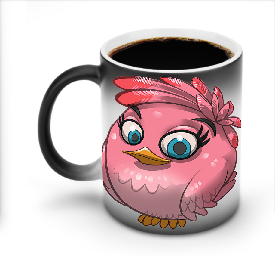 （画像用） Angry Birds アングリーバード 温度変色マグカップ