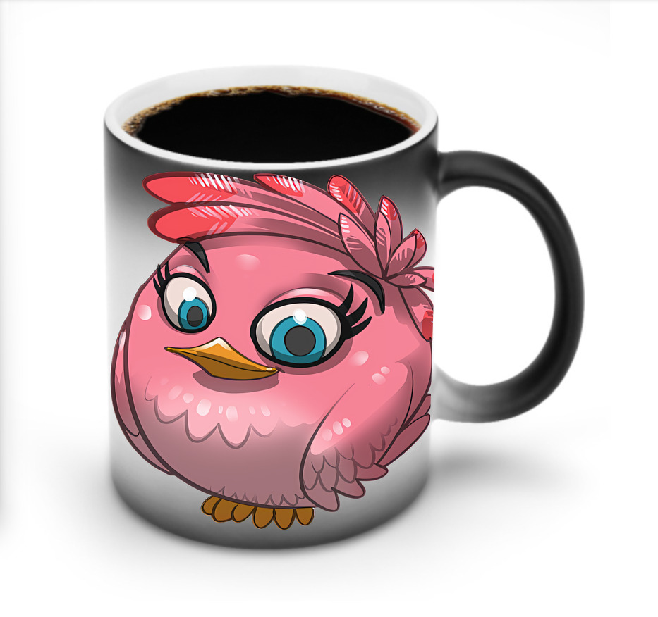 （画像用） Angry Birds アングリーバード 温度変色マグカップ