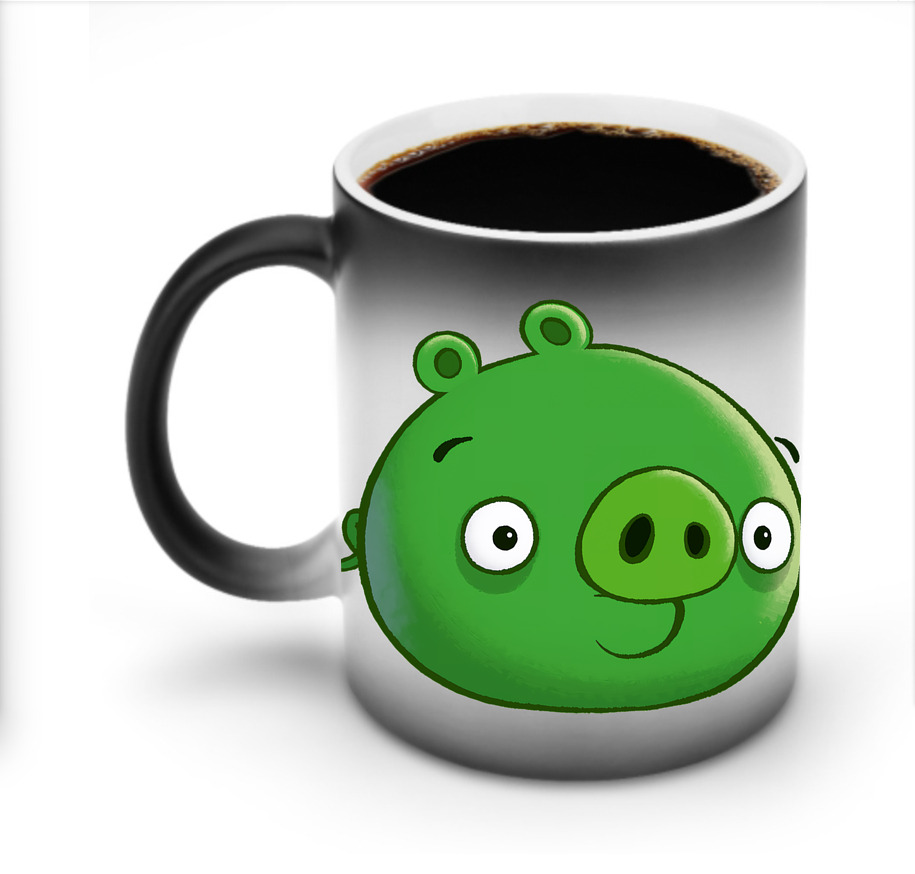 （画像用） Angry Birds アングリーバード 温度変色マグカップ