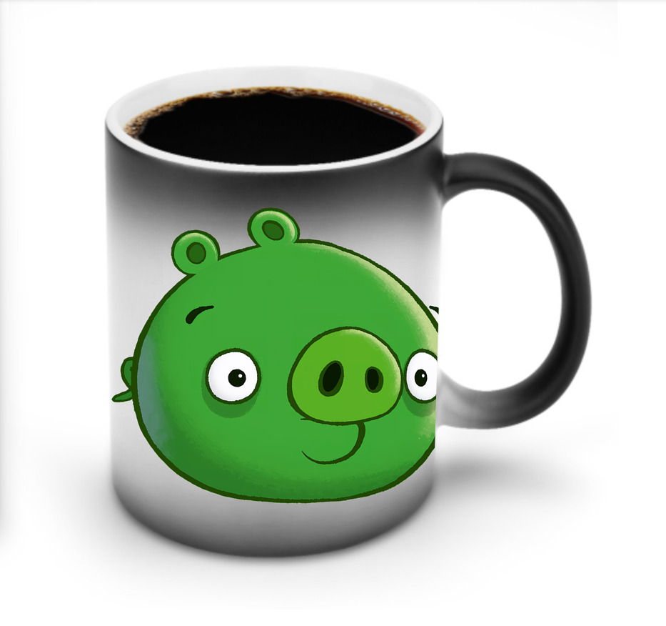（画像用） Angry Birds アングリーバード 温度変色マグカップ