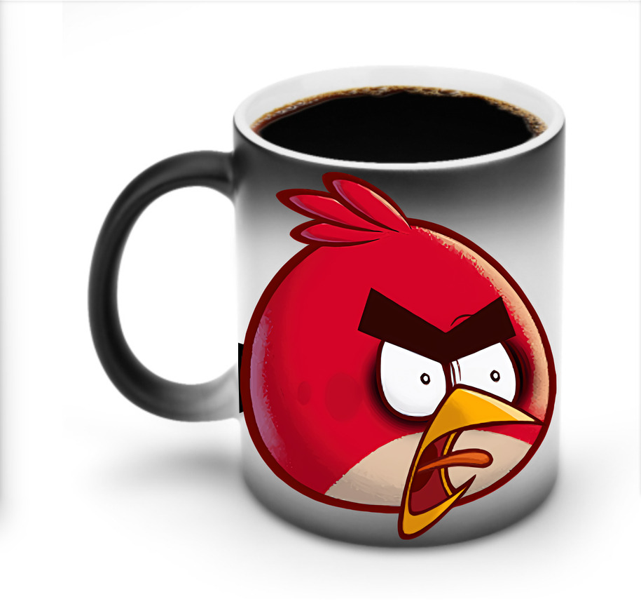 （画像用） Angry Birds アングリーバード 温度変色マグカップ