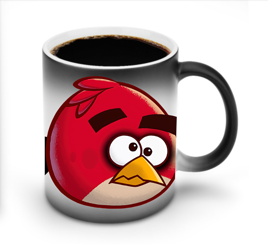 （画像用） Angry Birds アングリーバード 温度変色マグカップ