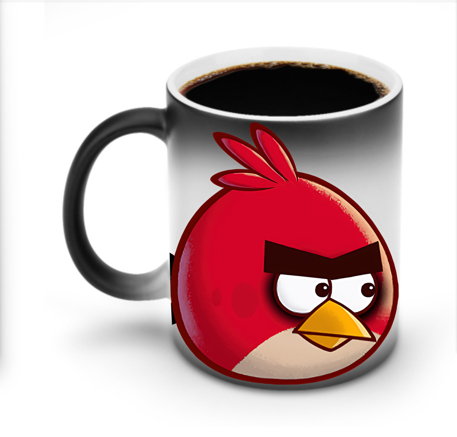 （画像用） Angry Birds アングリーバード 温度変色マグカップ