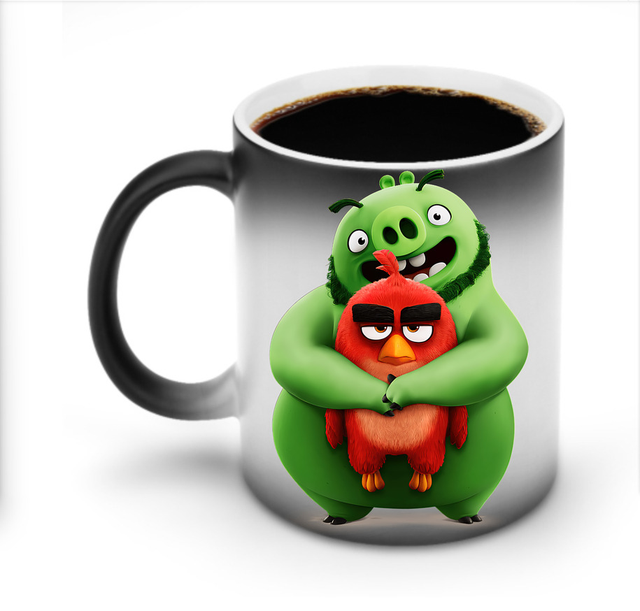 （画像用） Angry Birds アングリーバード 温度変色マグカップ