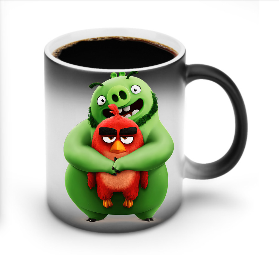 （画像用） Angry Birds アングリーバード 温度変色マグカップ