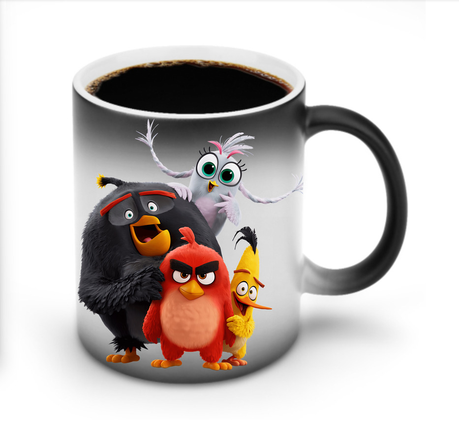 （画像用） Angry Birds アングリーバード 温度変色マグカップ