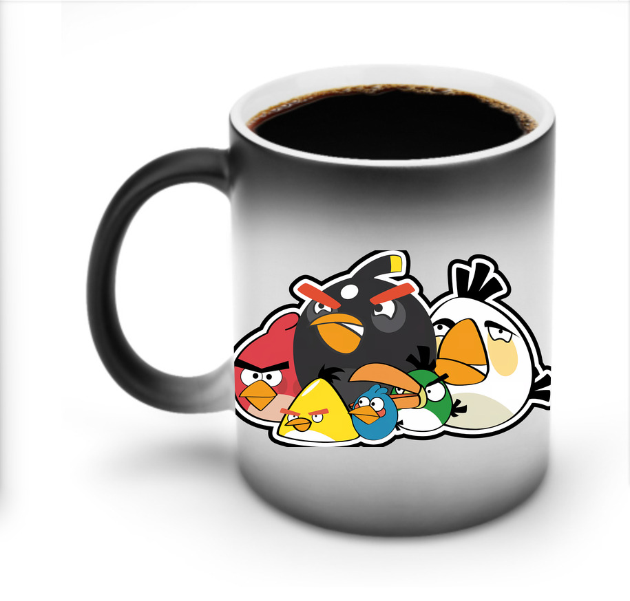 （画像用） Angry Birds アングリーバード 温度変色マグカップ