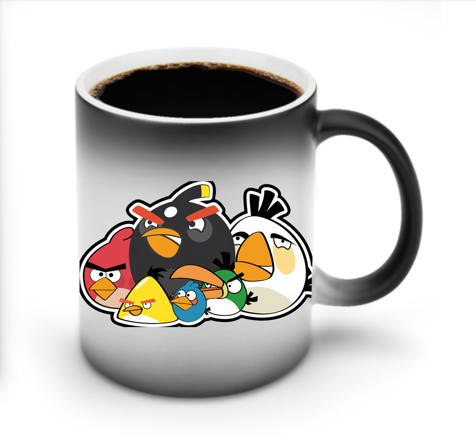 （画像用） Angry Birds アングリーバード 温度変色マグカップ