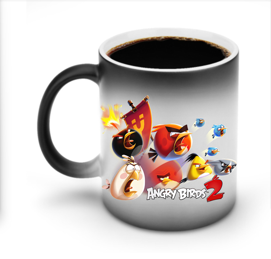 （画像用） Angry Birds アングリーバード 温度変色マグカップ