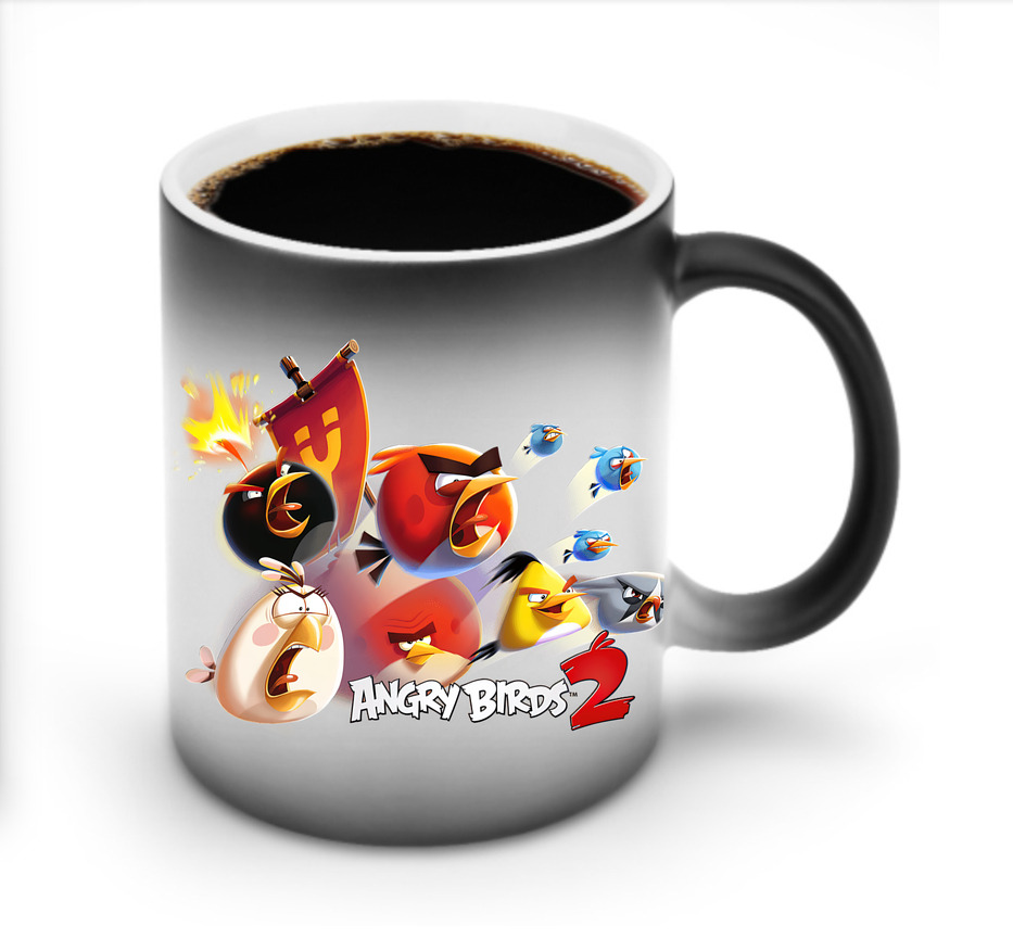 （画像用） Angry Birds アングリーバード 温度変色マグカップ