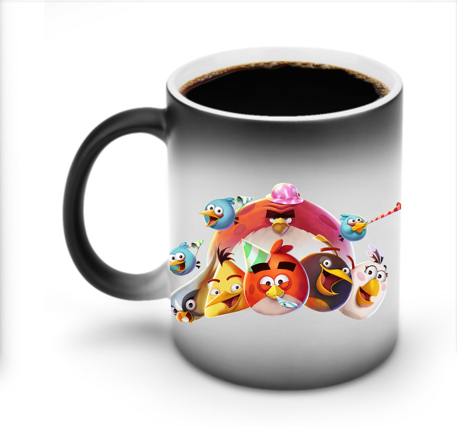（画像用） Angry Birds アングリーバード 温度変色マグカップ
