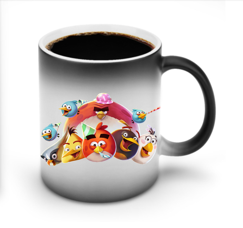 （画像用） Angry Birds アングリーバード 温度変色マグカップ