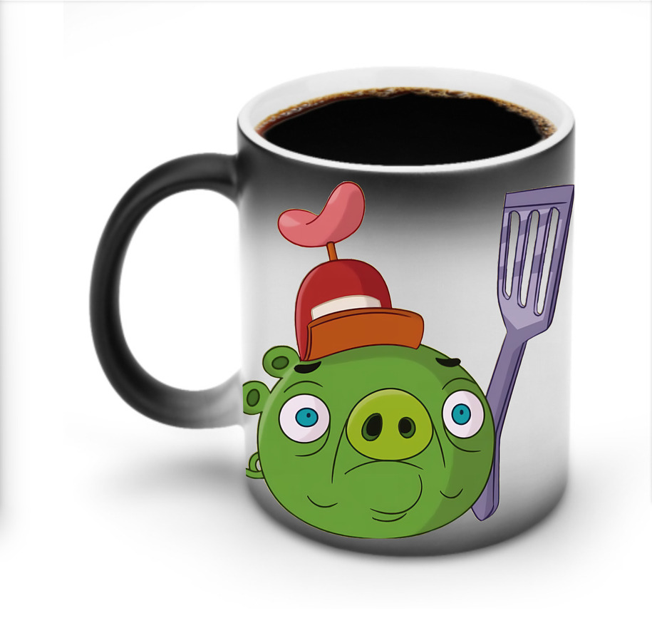 （画像用） Angry Birds アングリーバード 温度変色マグカップ