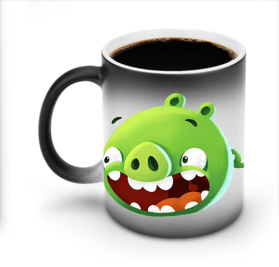（画像用） Angry Birds アングリーバード 温度変色マグカップ