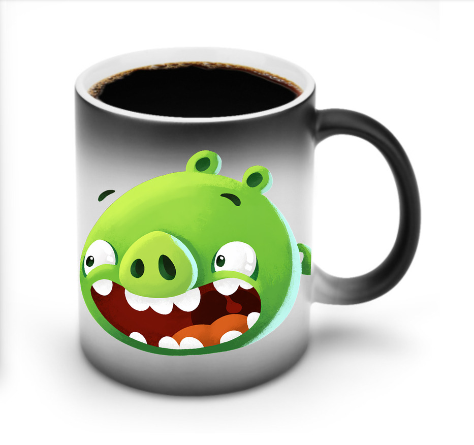 （画像用） Angry Birds アングリーバード 温度変色マグカップ