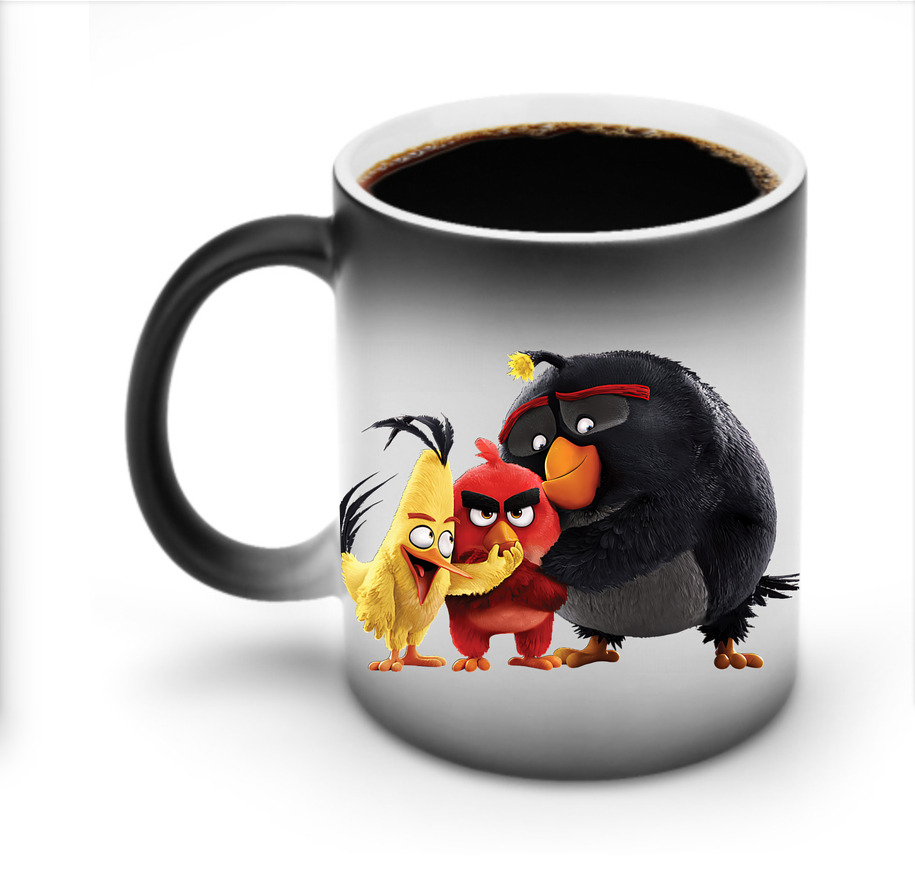 （画像用） Angry Birds アングリーバード 温度変色マグカップ
