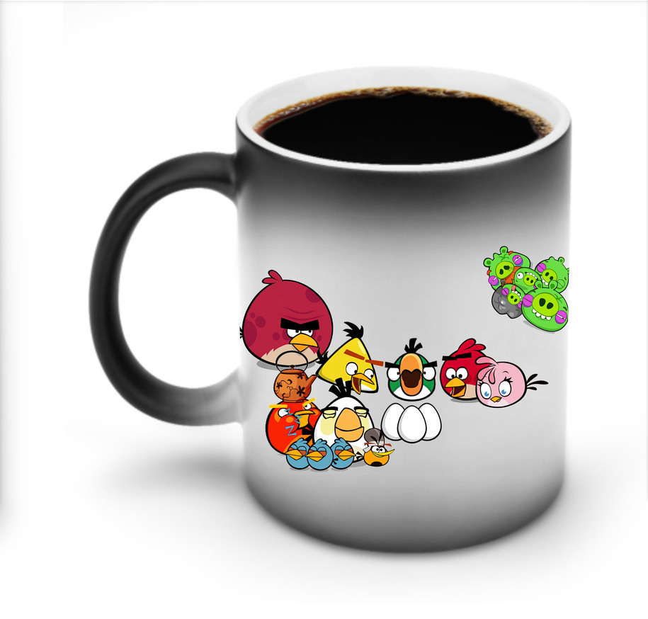 （画像用） Angry Birds アングリーバード 温度変色マグカップ