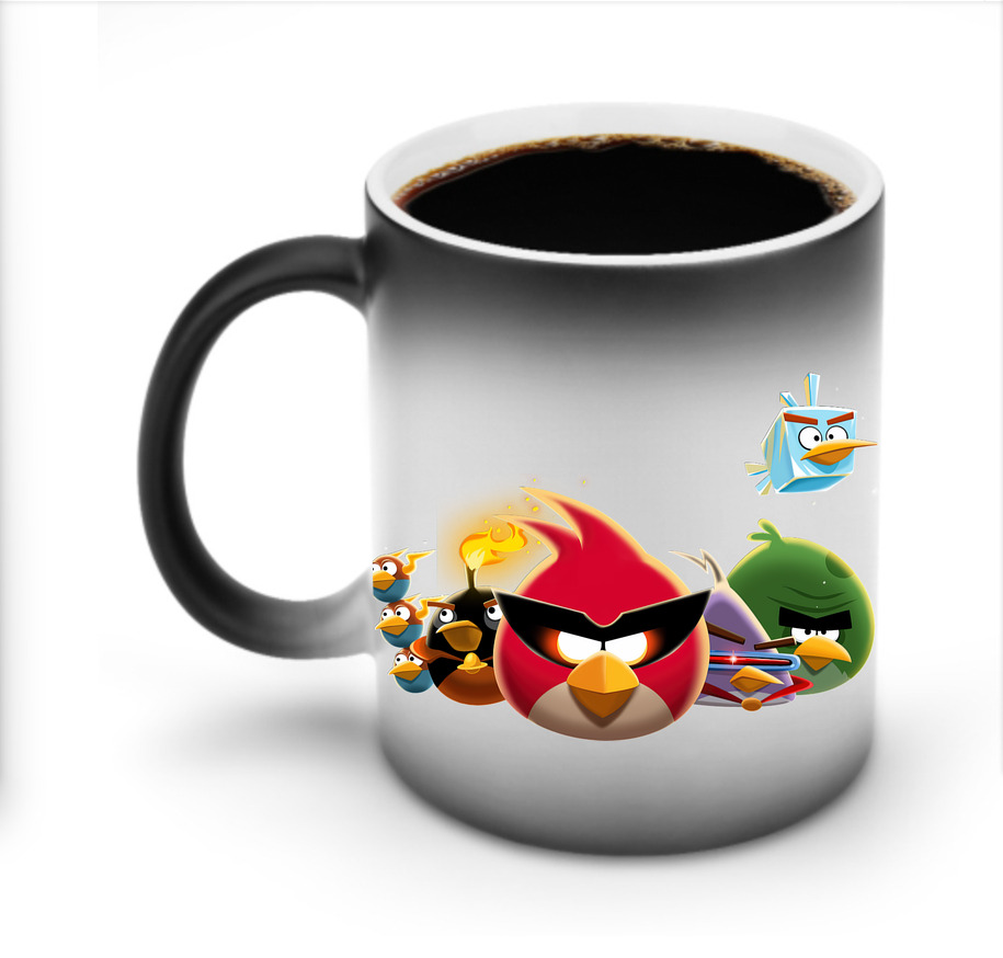 （画像用） Angry Birds アングリーバード 温度変色マグカップ