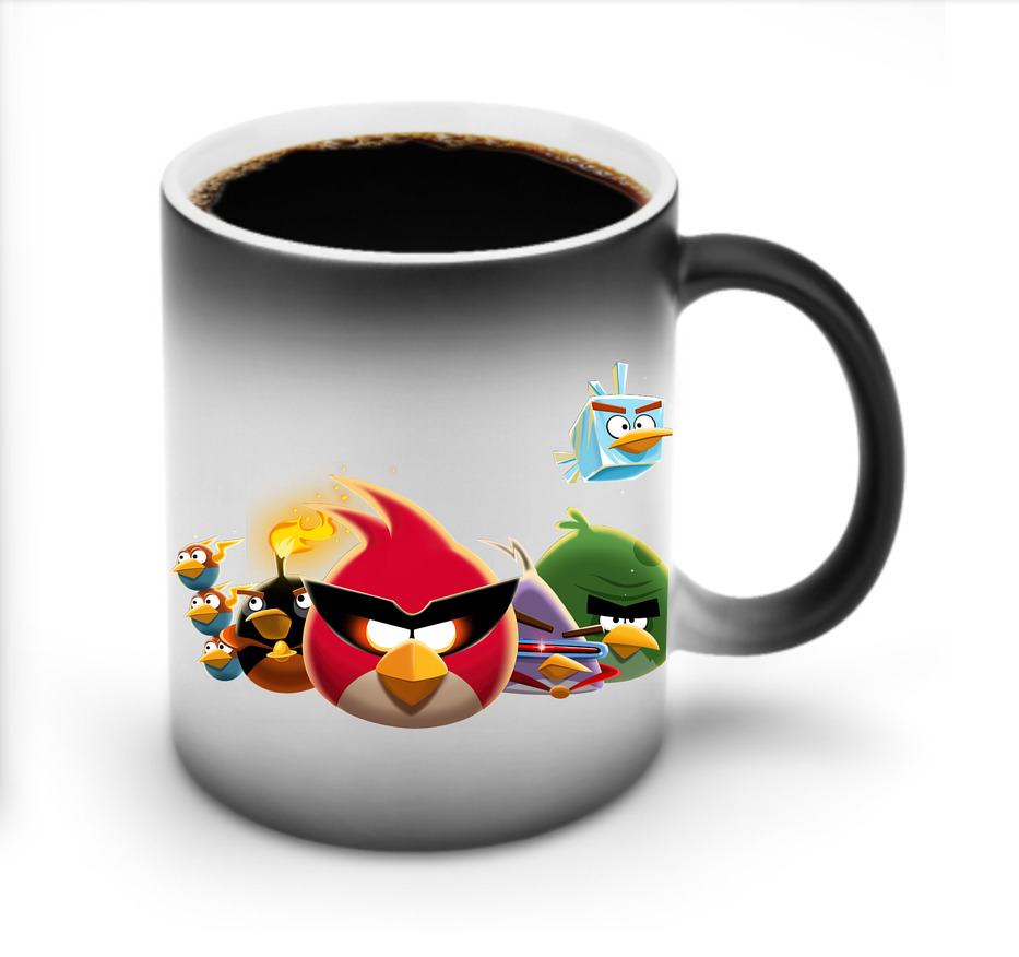 （画像用） Angry Birds アングリーバード 温度変色マグカップ