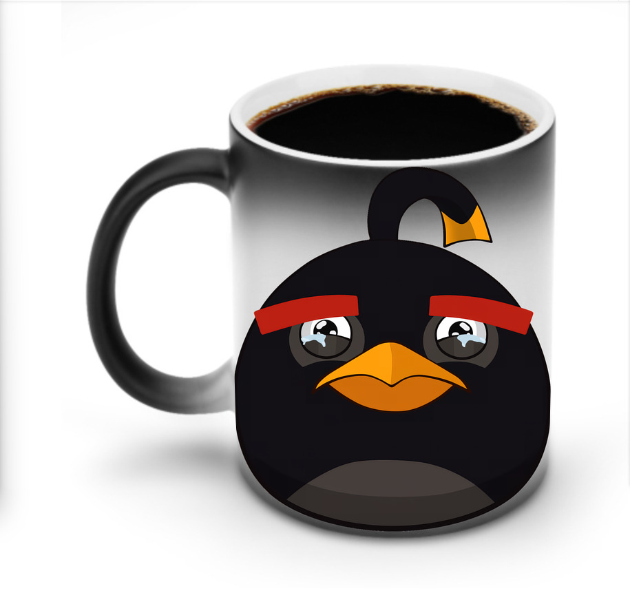 （画像用） Angry Birds アングリーバード 温度変色マグカップ